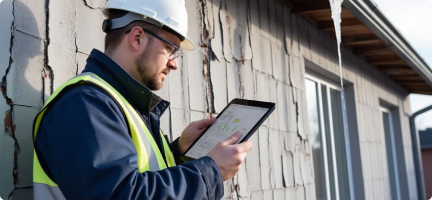 Весенний аудит фасадов и кровли: выявляем дефекты после зимы