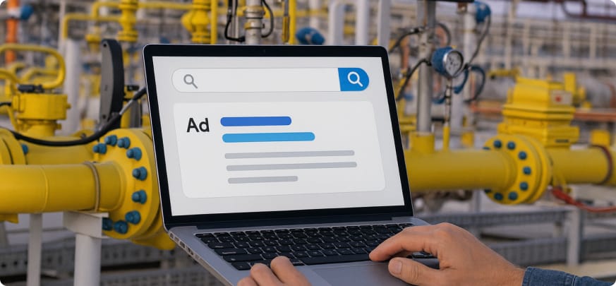 Контекстная реклама для газоснабжения