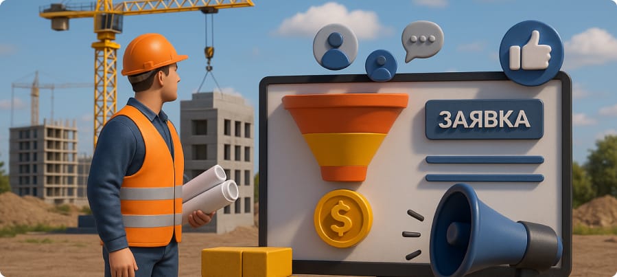 Привлечение заявок для строительных компаний