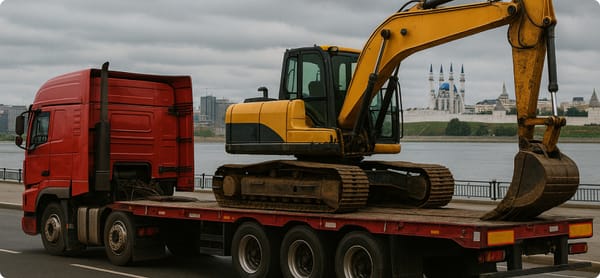 Как минимизировать затраты на доставку спецтехники в Казани