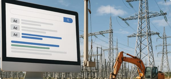 Контекстная реклама для энергетического строительства